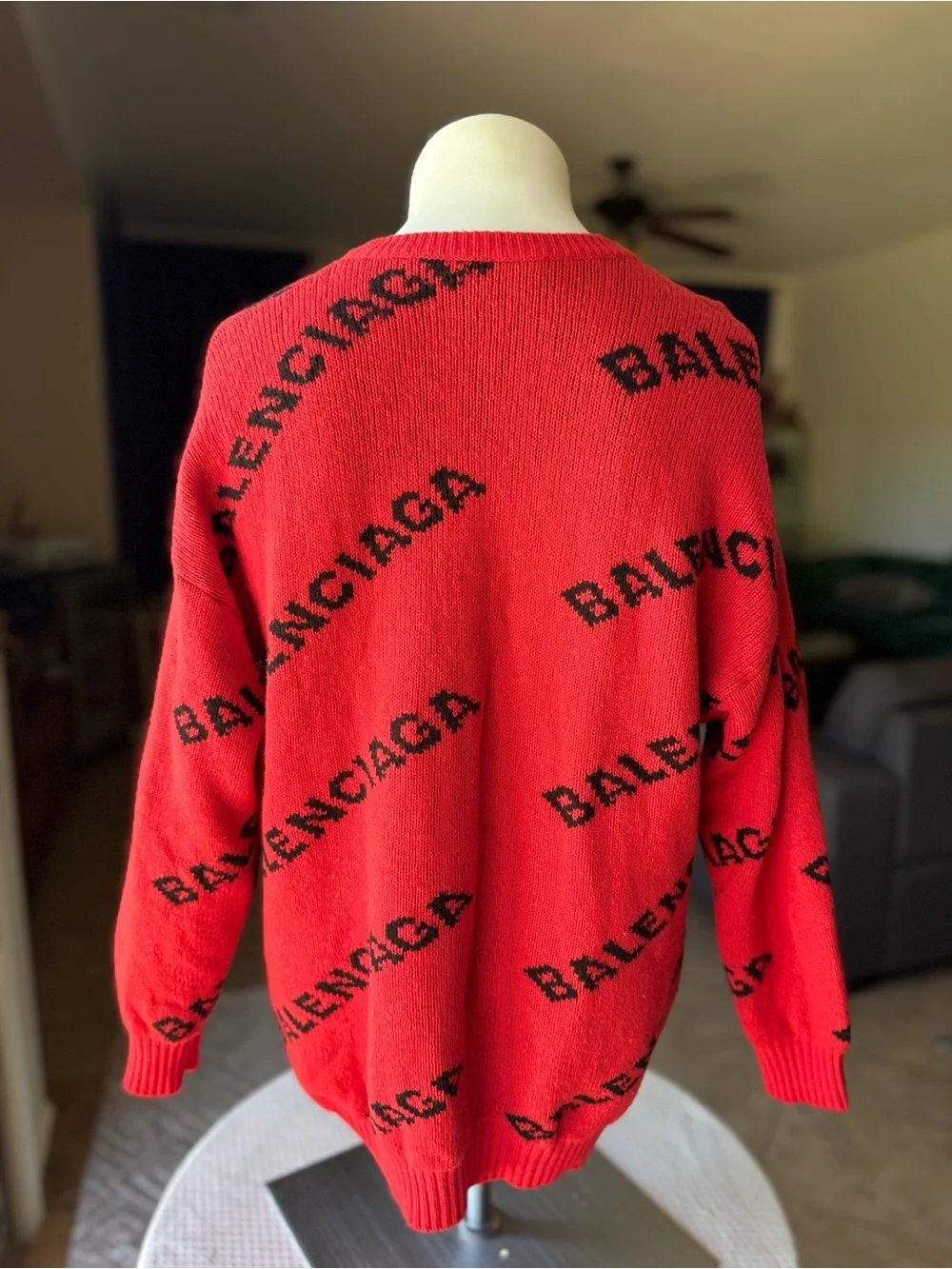Balenciaga bold red